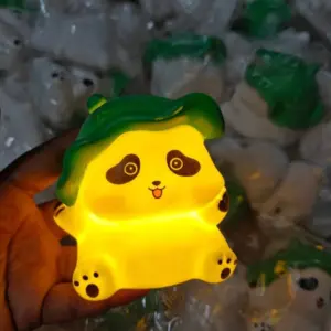 Green hat panda